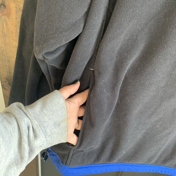 VTG Nike Adult Medium Quarter Zip Sweatshirt Swoosh Y2K Colorblock Pullover - Picture 7 of 7